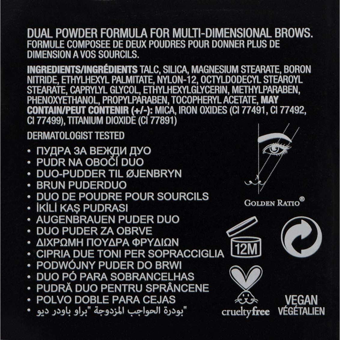 Dúo de Polvo para Cejas Anastasia - Marrón Oscuro 4.3cm