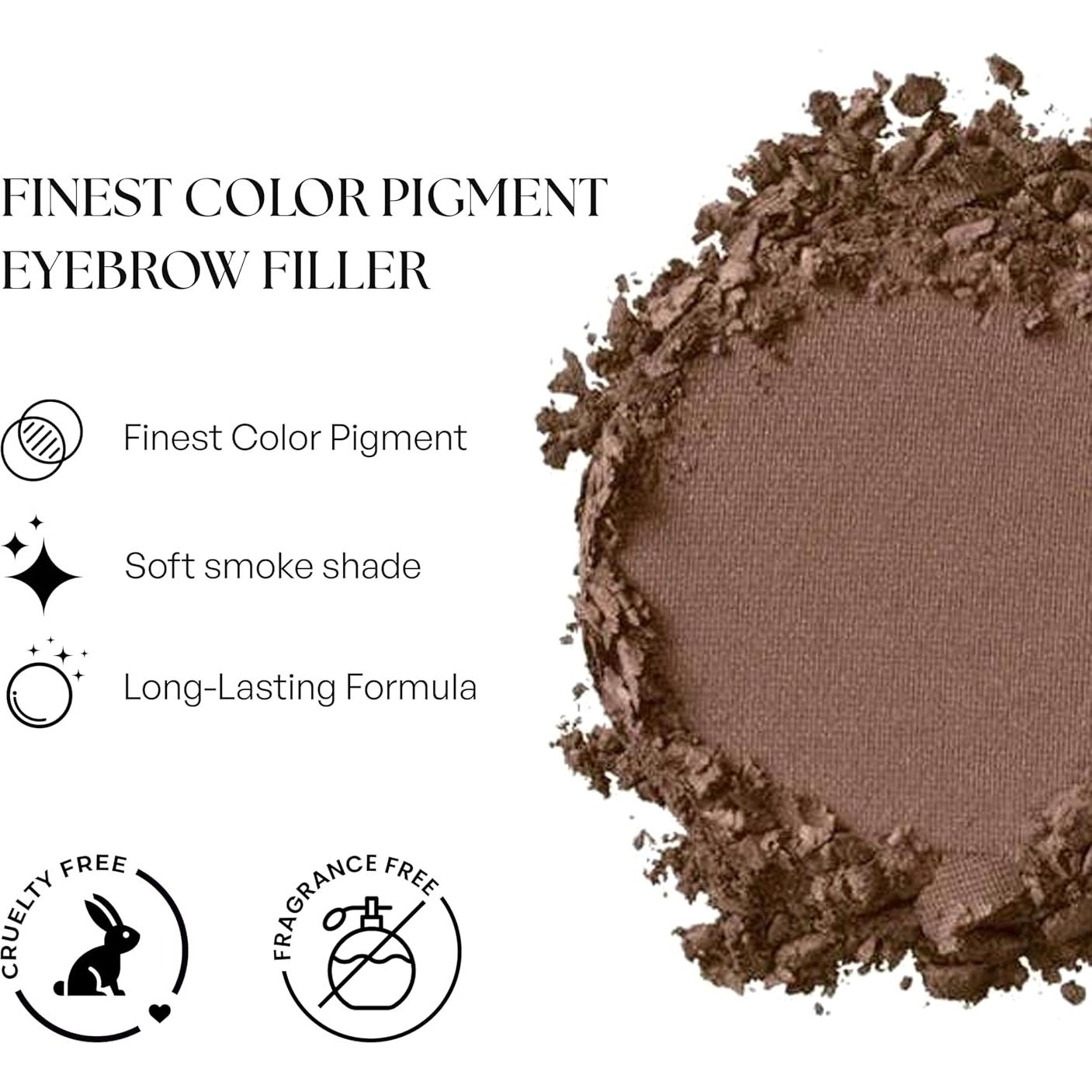 Polvo para Cejas SORMÉ Humo Suave - Kit con Brocha y Plantillas