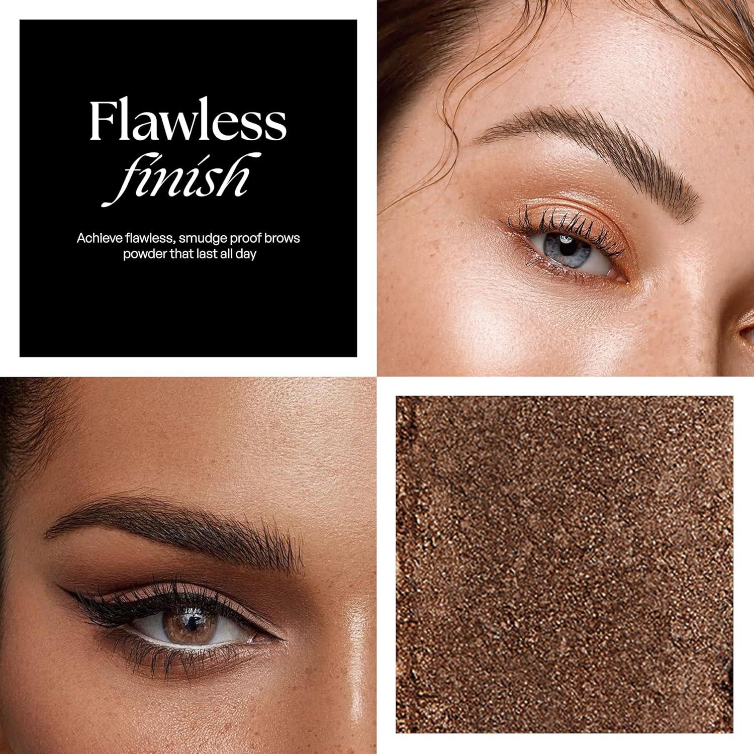 Polvo para Cejas SORMÉ Humo Suave - Kit con Brocha y Plantillas