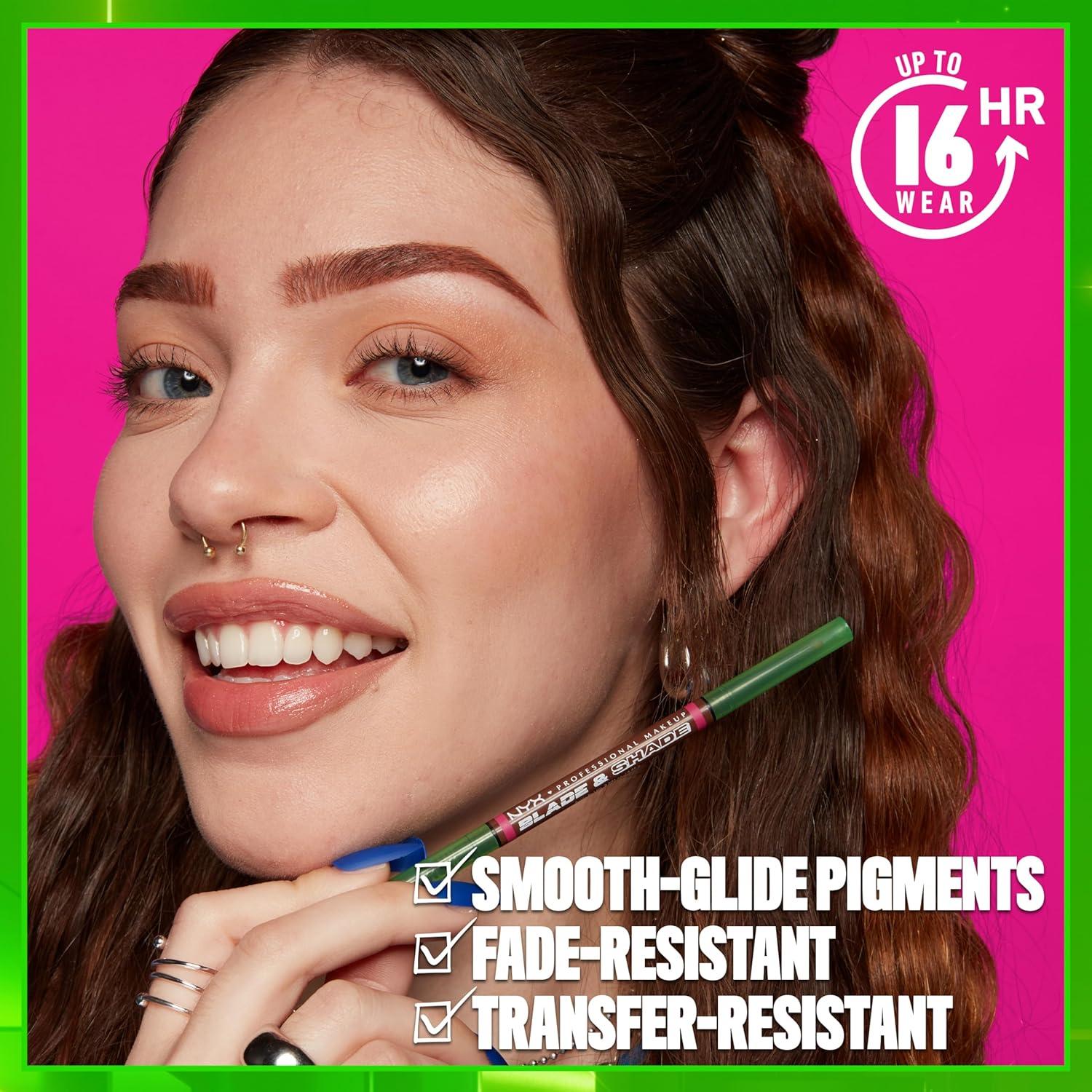 Lápiz de Cejas NYX Professional Makeup Blade & Shade 0.002 oz - Espresso