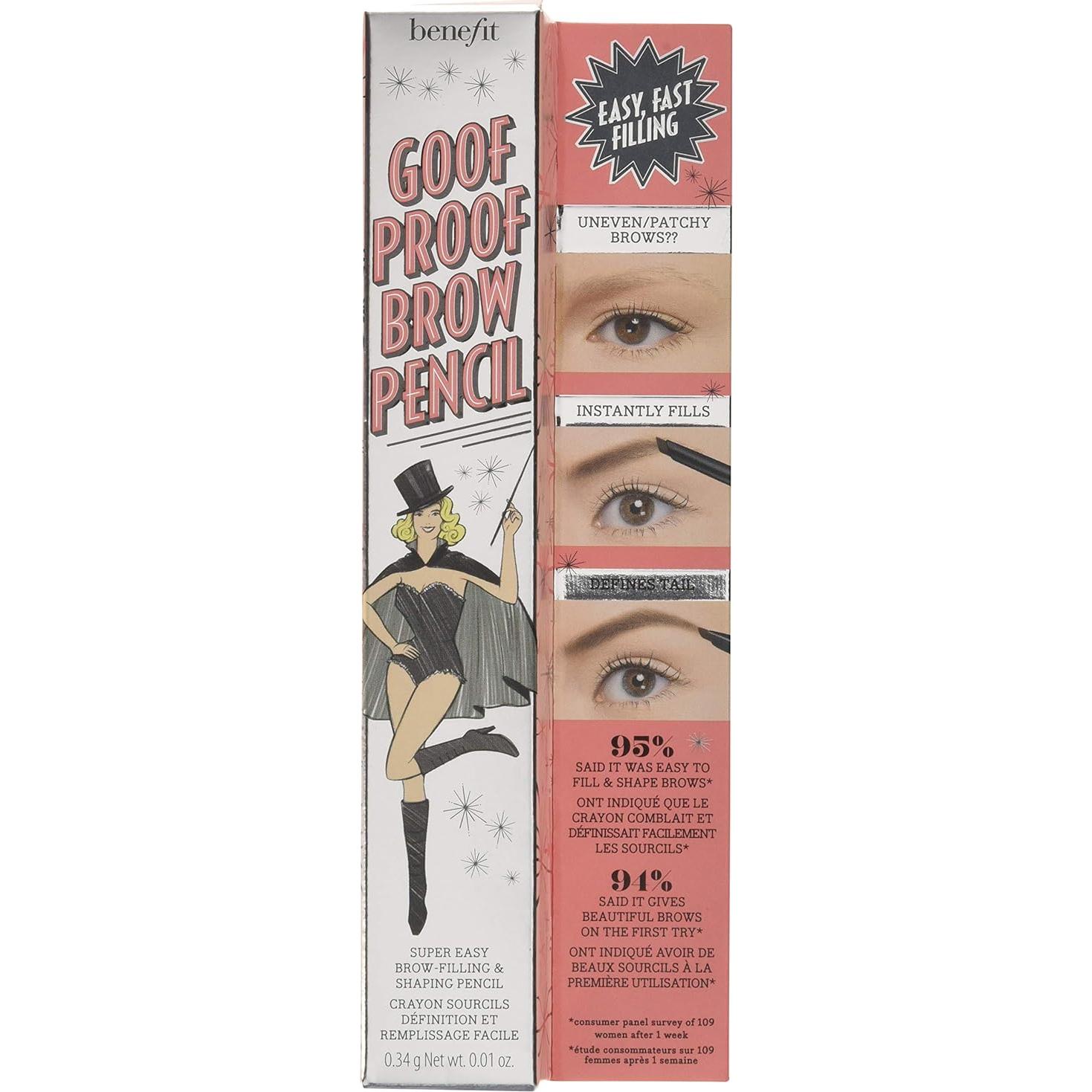Lápiz de Cejas Goof Proof Benefit - Tono 4 Marrón Medio