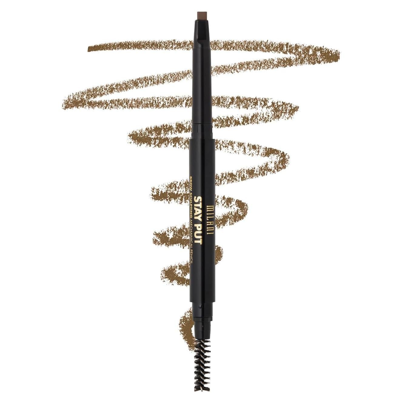 Lápiz Mecánico para Cejas Milani Stay Put - Marrón Medio