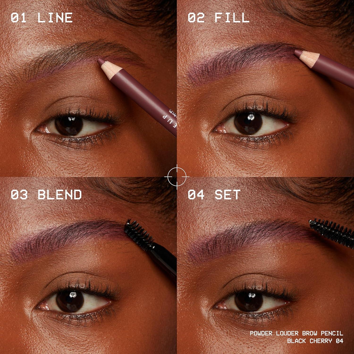 Lápiz de Cejas Powder Louder NYX - Vegano, 12 Horas, Taupe