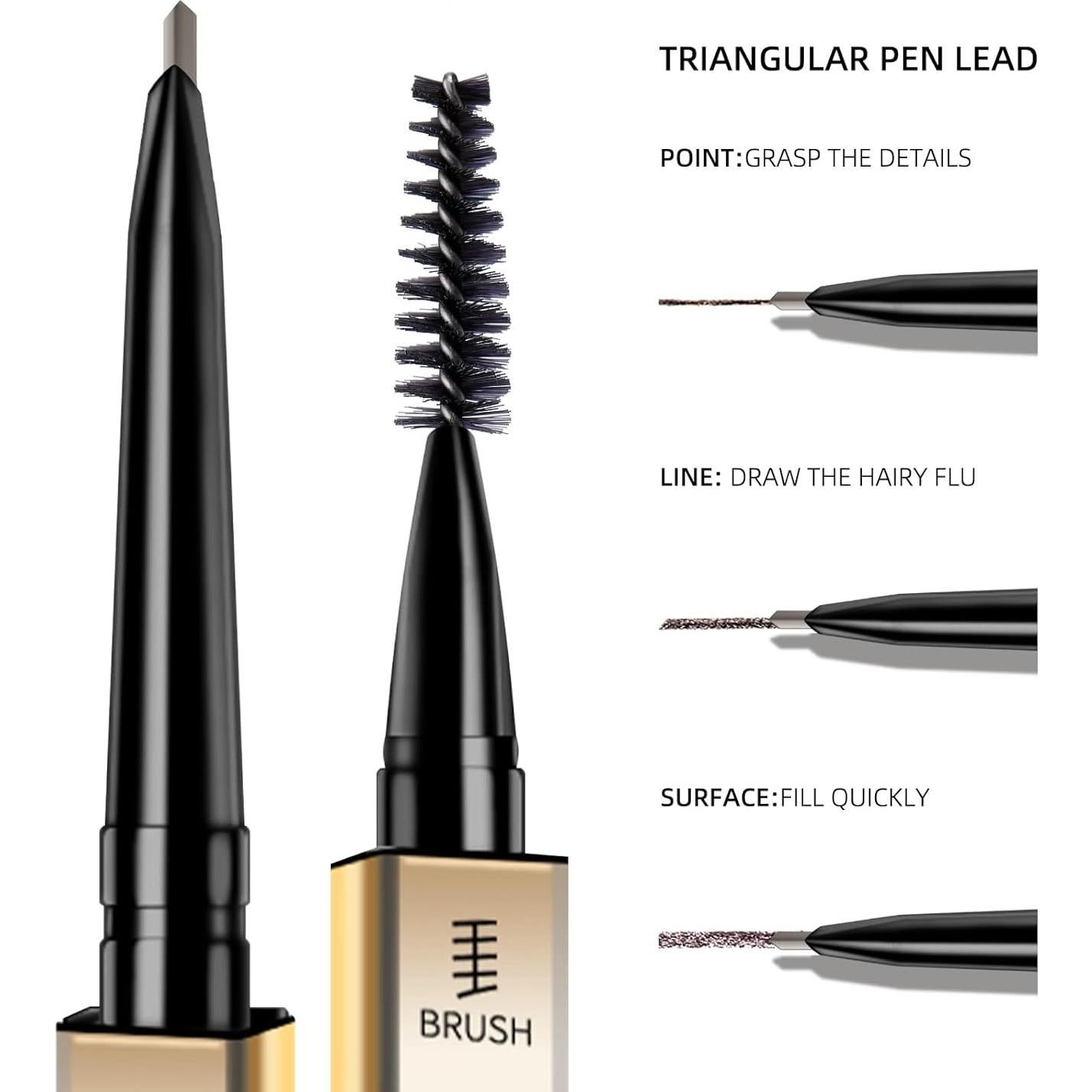 Lápiz de Cejas BECHY Microblading Marrón Ceniza 0.5mm