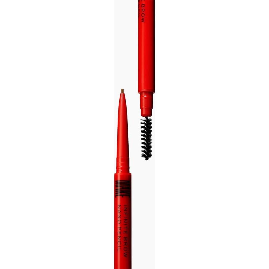 Lápiz de Cejas Nano MAKE Beauty - Marrón Frío, Precisión y Larga Duración