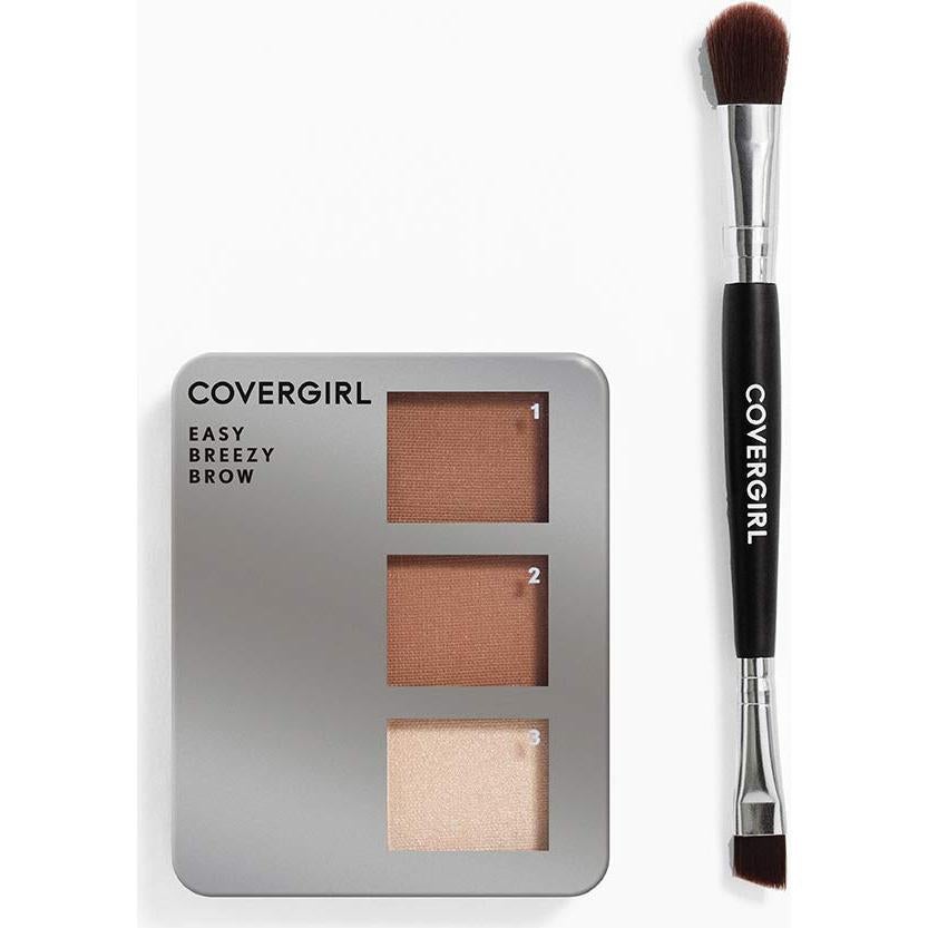 Kit de Polvo para Cejas Covergirl Easy Breezy 3 Tonos