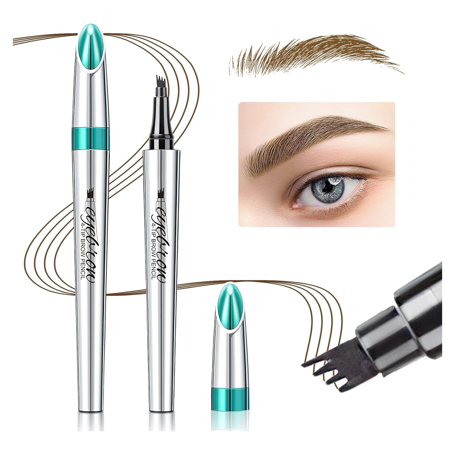 Lápiz de Cejas OETUIOW Microblading Marrón Claro Impermeable