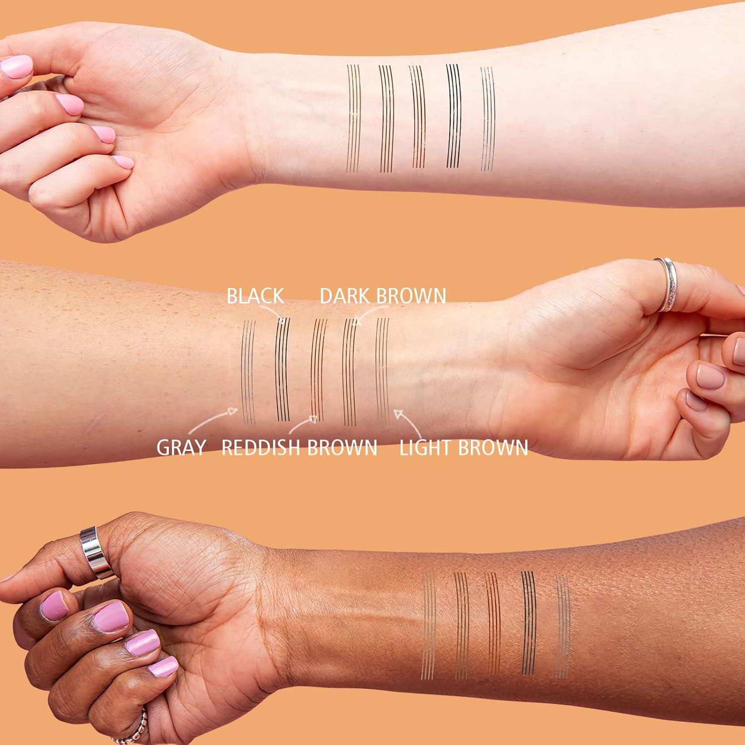 Lápiz de Cejas OETUIOW Microblading Marrón Claro Impermeable