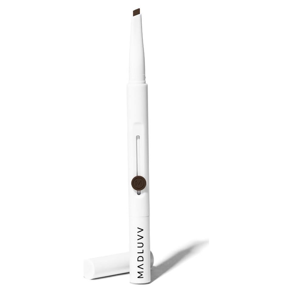 Lápiz de Cejas MADLUVV Exacto Marrón Oscuro Doble Extremo