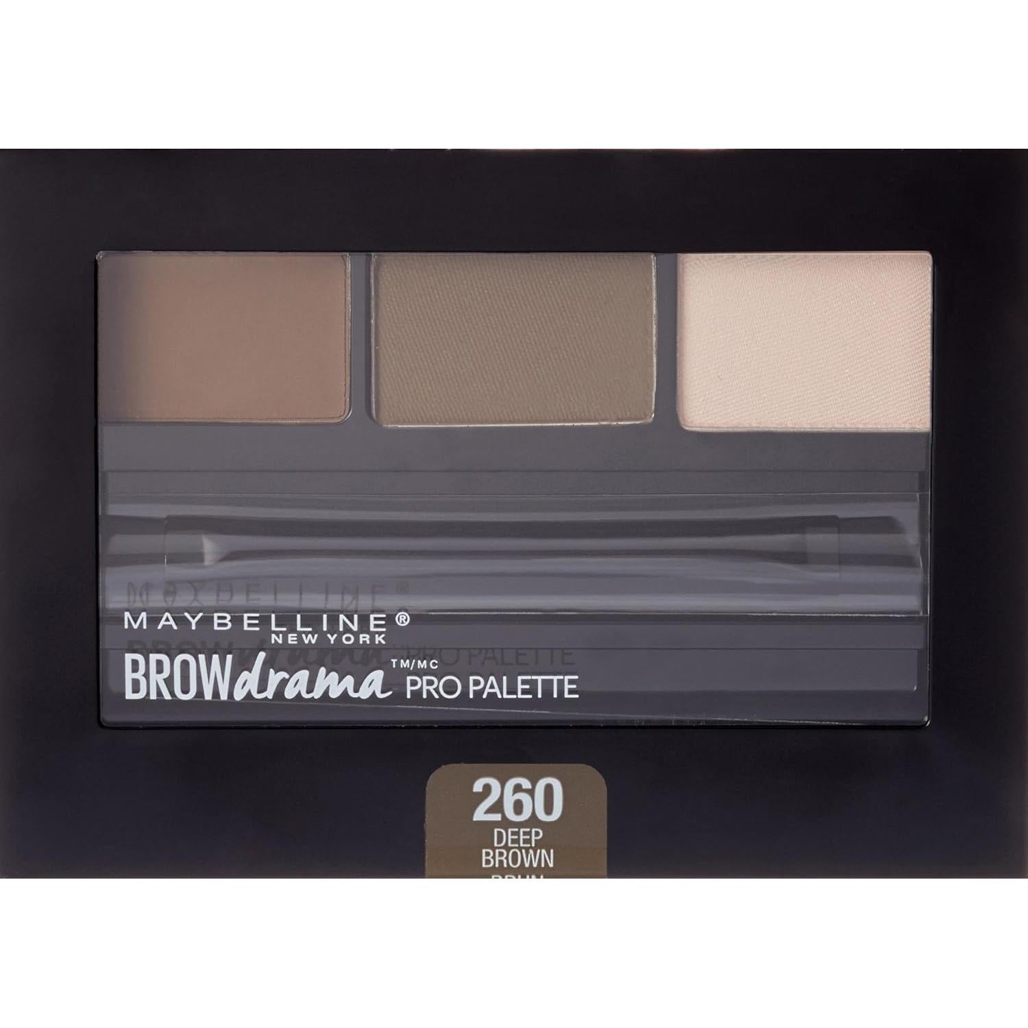 Paleta de Cejas Maybelline Brow Drama Pro Marrón Oscuro 2.83 g