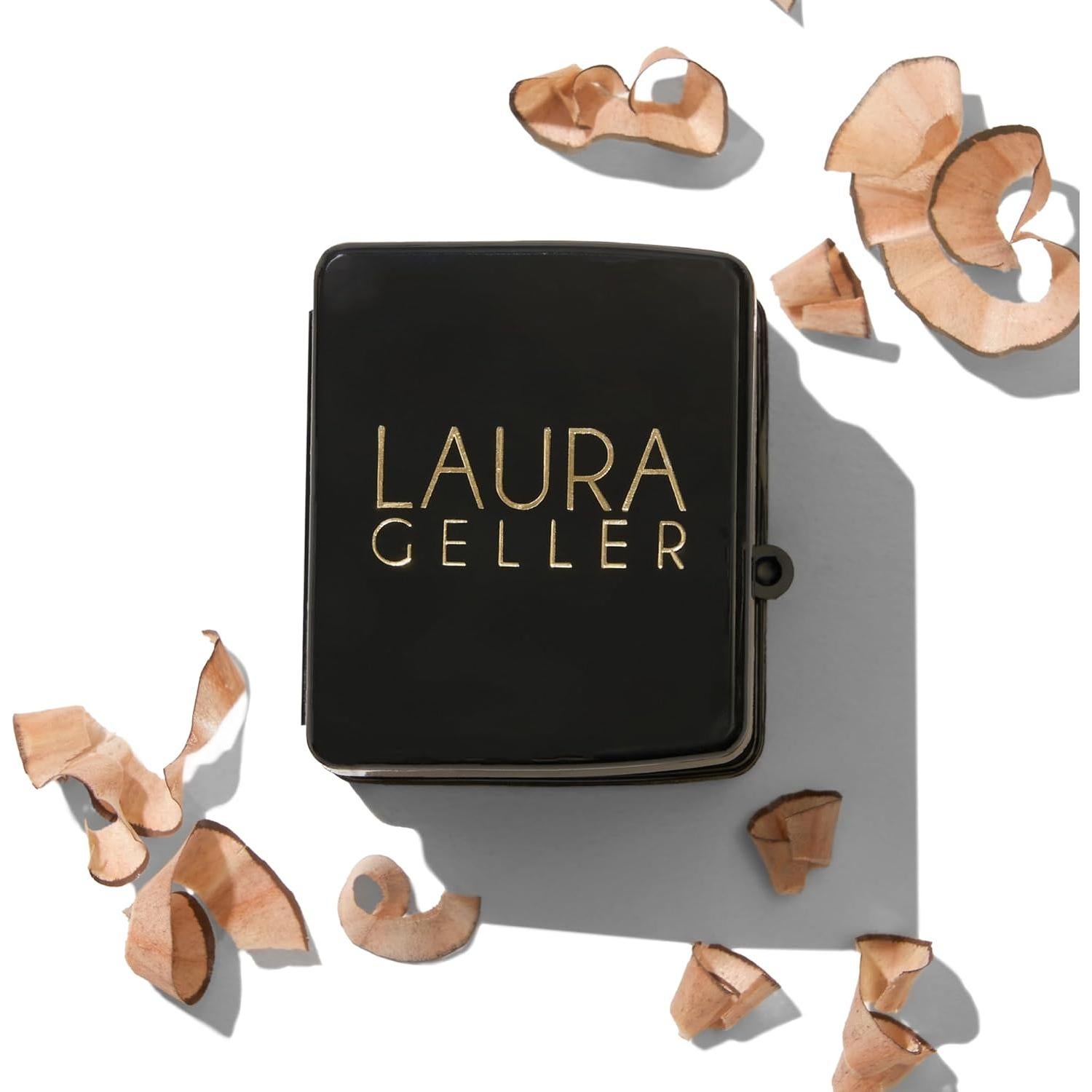 LAURA GELLER NEW YORK Bravo Brows Soft Pencil and Brush, Taupe and Cosmetic Pencil Sharpener