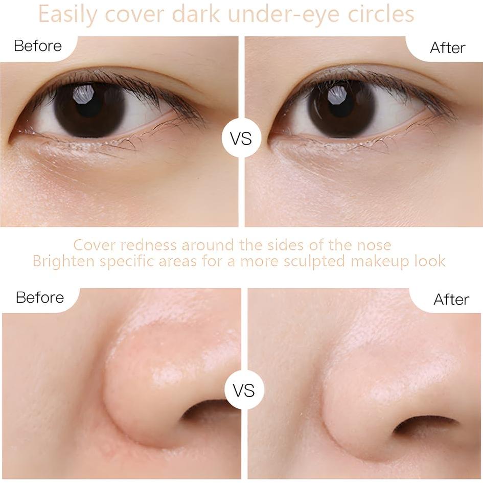 Lápiz Corrector Cremoso FLYEEO Beige Claro 2.83g Sostenible