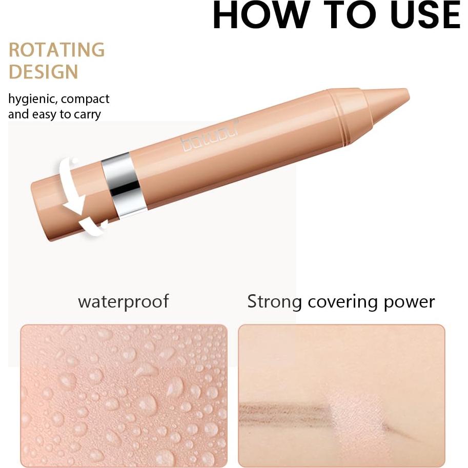 Lápiz Corrector Cremoso FLYEEO Beige Claro 2.83g Sostenible