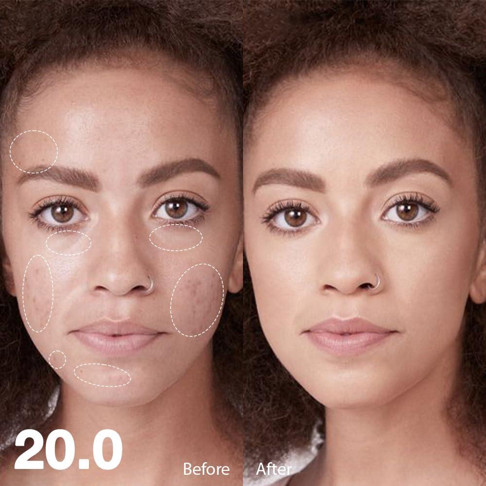 Corrector de Ojeras Kaely 2 Piezas Cobertura Completa Medio