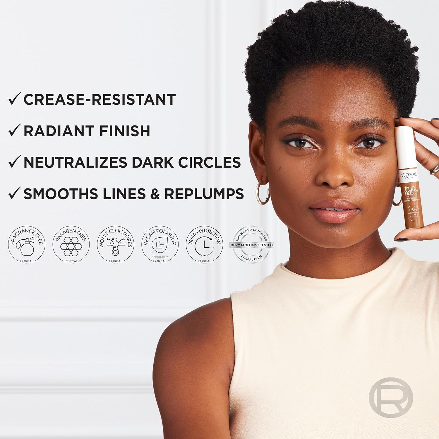 Corrector de Suero Radiante L'Oreal Paris N5 9.4 g Ácido Hialurónico