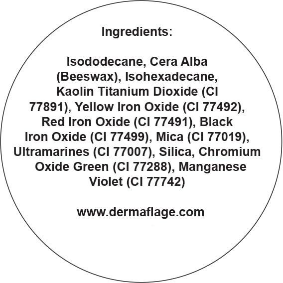 Crema Correctora Impermeable Dermaflage 6g - Cobertura Completa