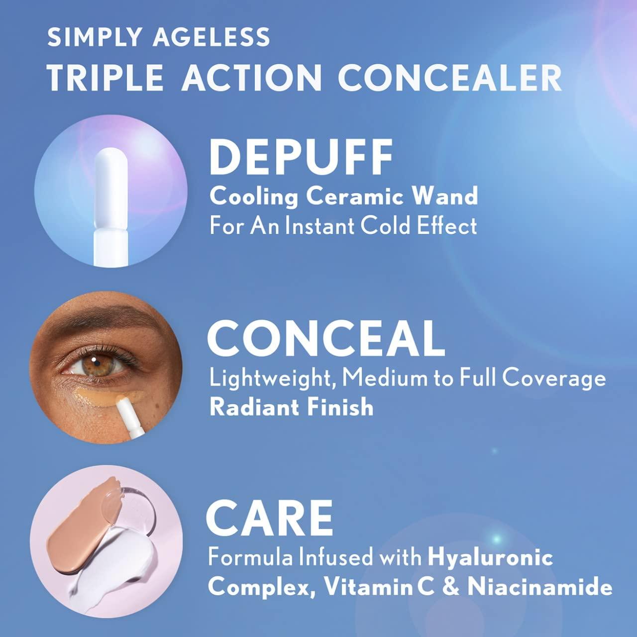 Corrector Triple Acción Covergirl Simply Ageless Claro 6.8g