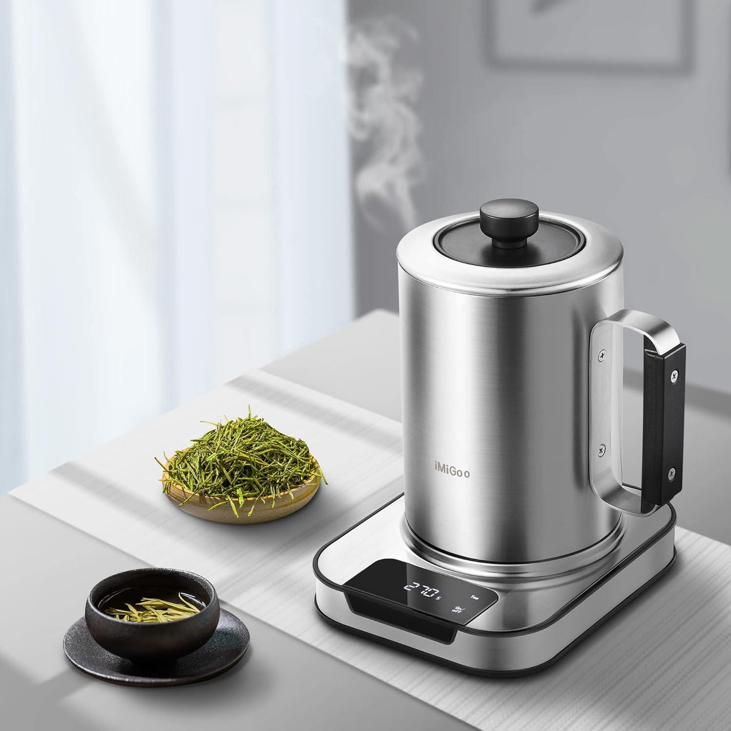 Cafetera Percoladora iMiGoo MG-W03A 24oz Acero Inoxidable