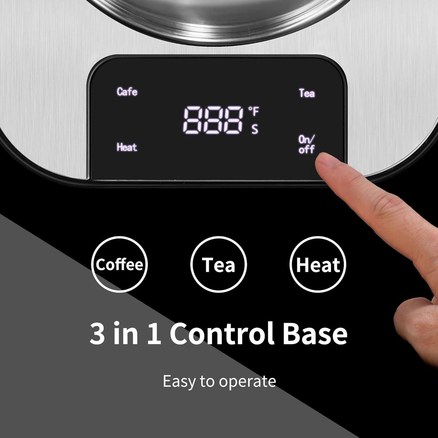 Cafetera Percoladora iMiGoo MG-W03A 24oz Acero Inoxidable