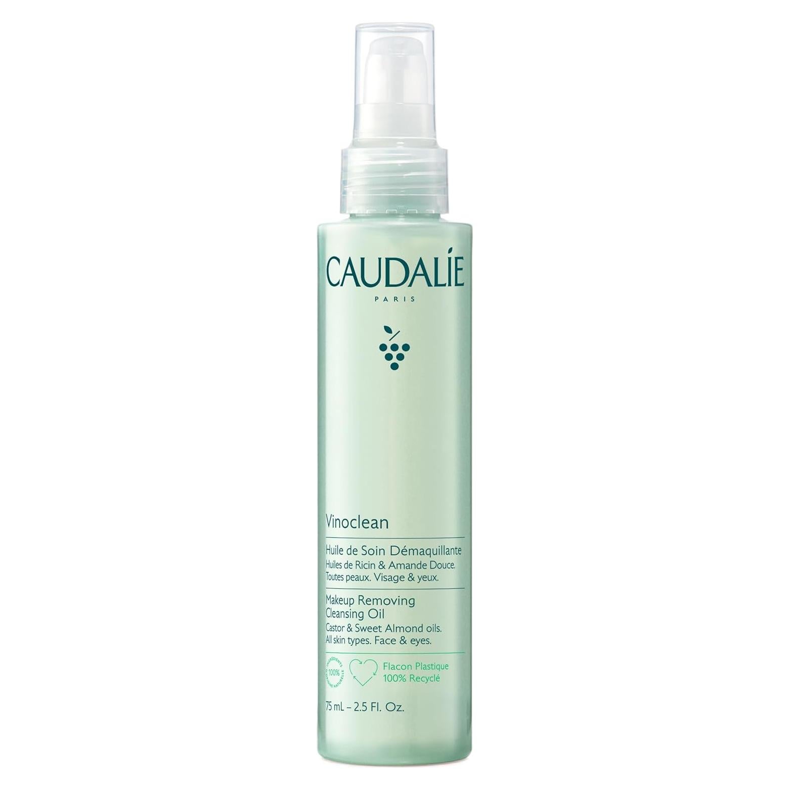 Aceite Limpiador Desmaquillante Caudalie Vinoclean 75 mL