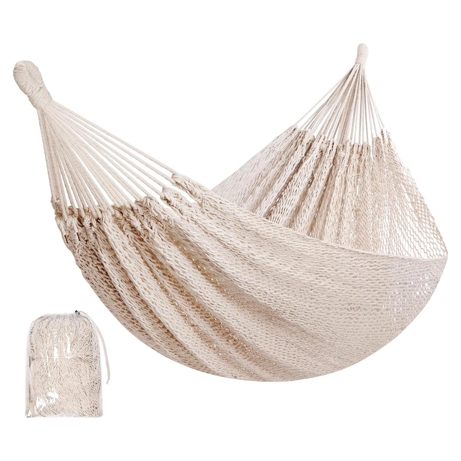 Hamaca Maya Tejida a Mano HappyPicnic Matrimonial 304.8x170.2cm