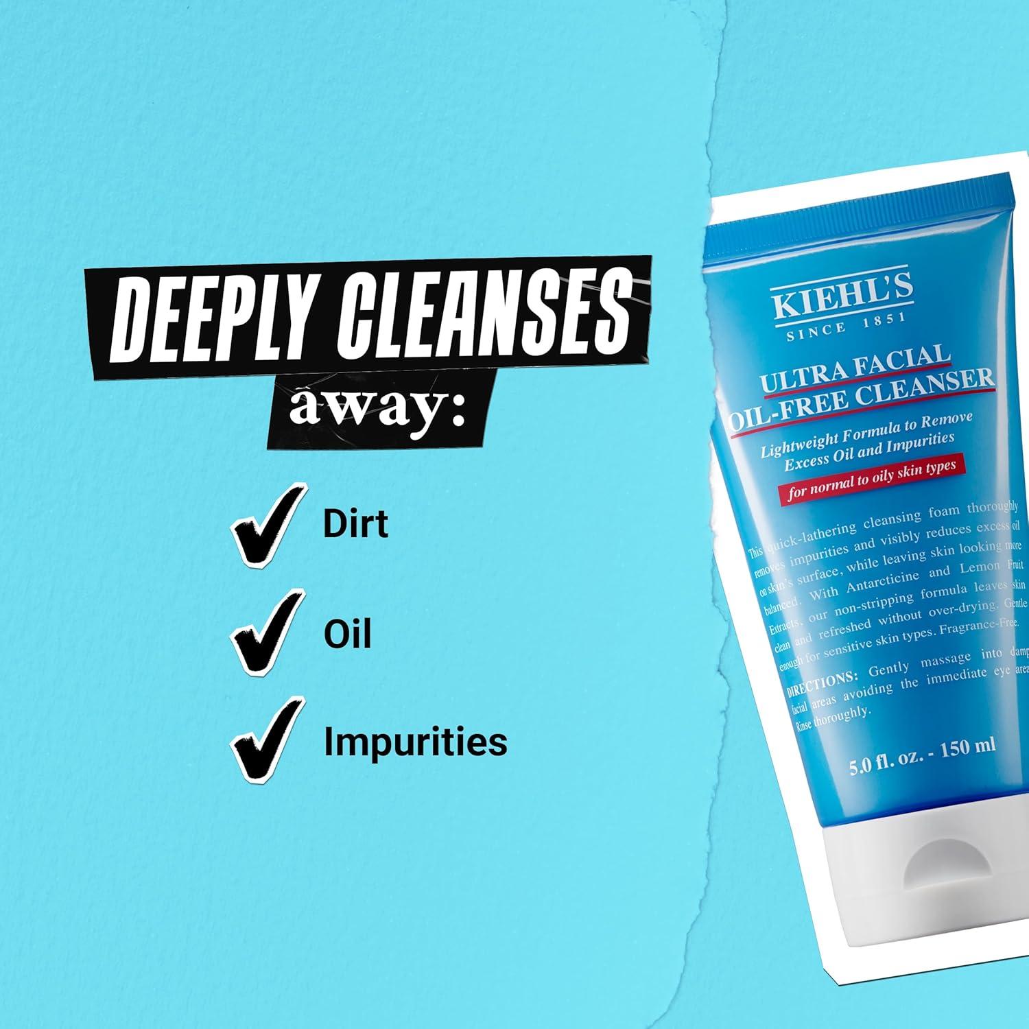 Limpiador Facial Kiehl's Ultra Facial 148 ml - Piel Grasa