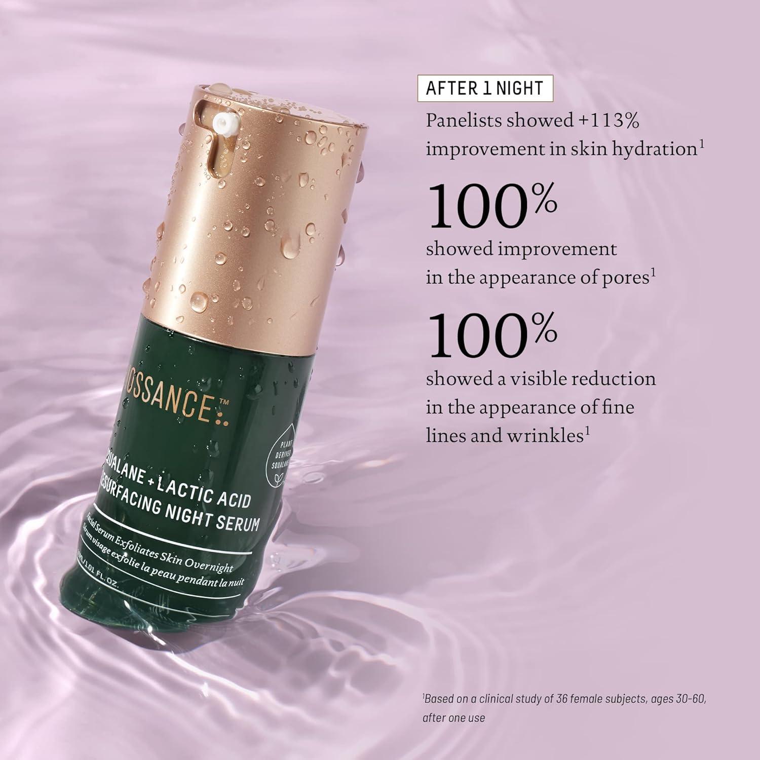 Suero Nocturno Renovador BIOSSANCE 10% Ácido Láctico 28g