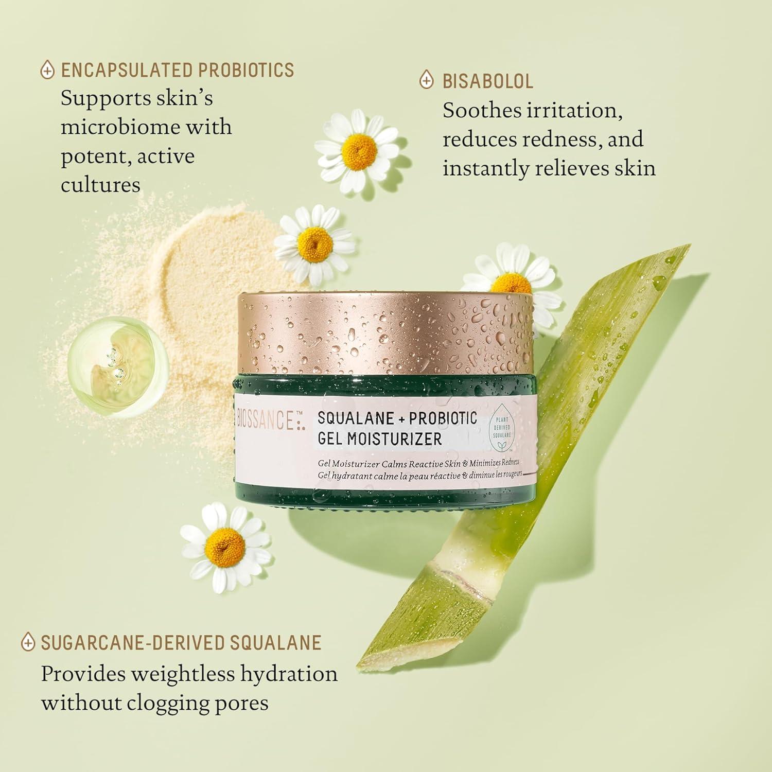 Gel Hidratante Facial Biossance Squalano 47.9 g - Piel Grasa