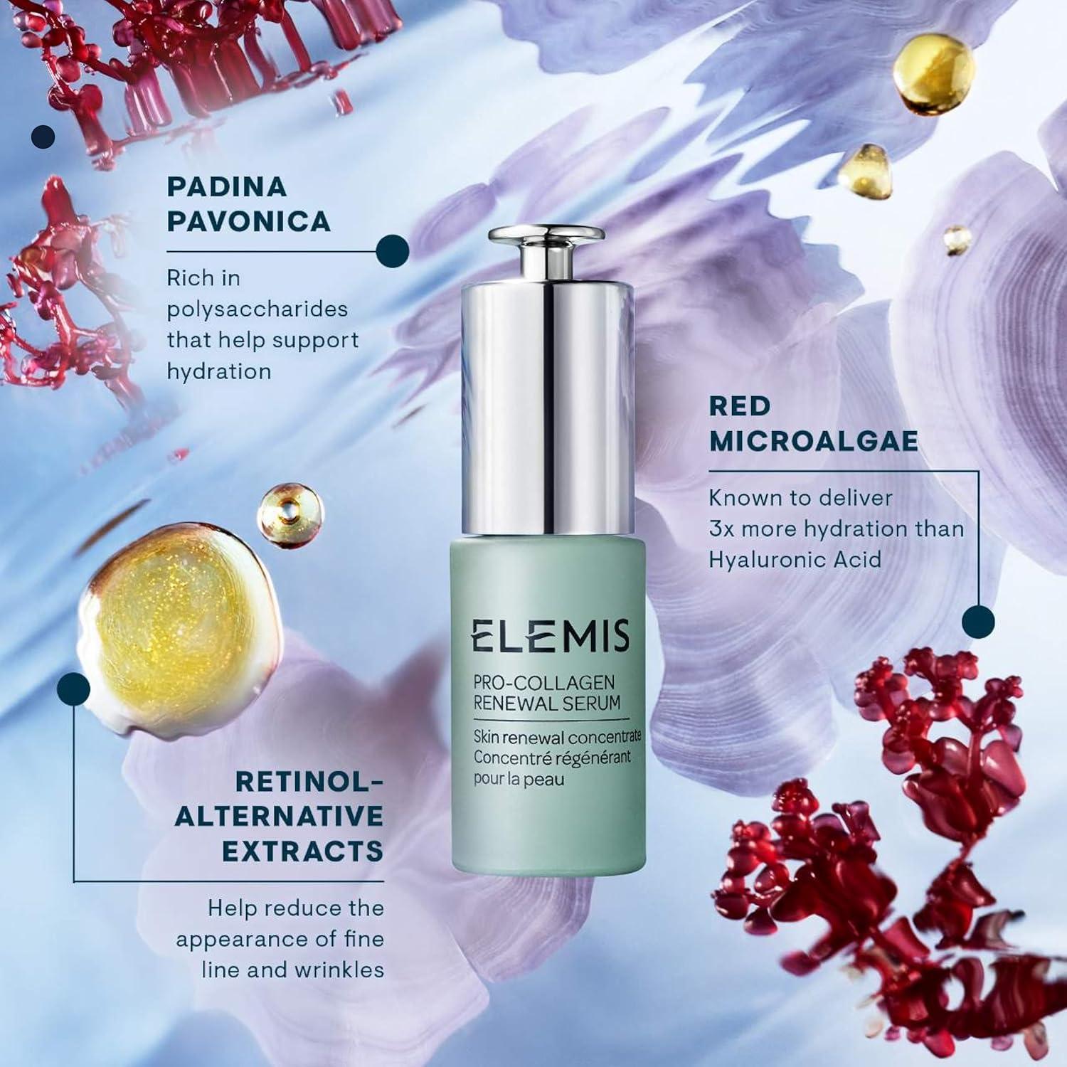 Suero de Renovación Pro-Collagen ELEMIS 15ml - Suave Alternativa al Retinol