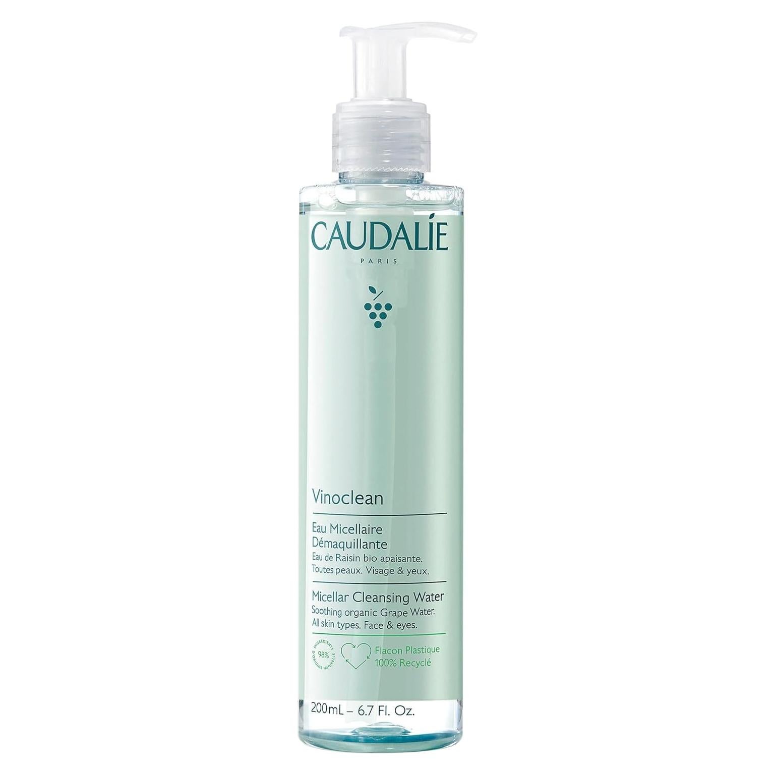 Agua Micelar Limpiadora Caudalie Vinoclean 200 mL