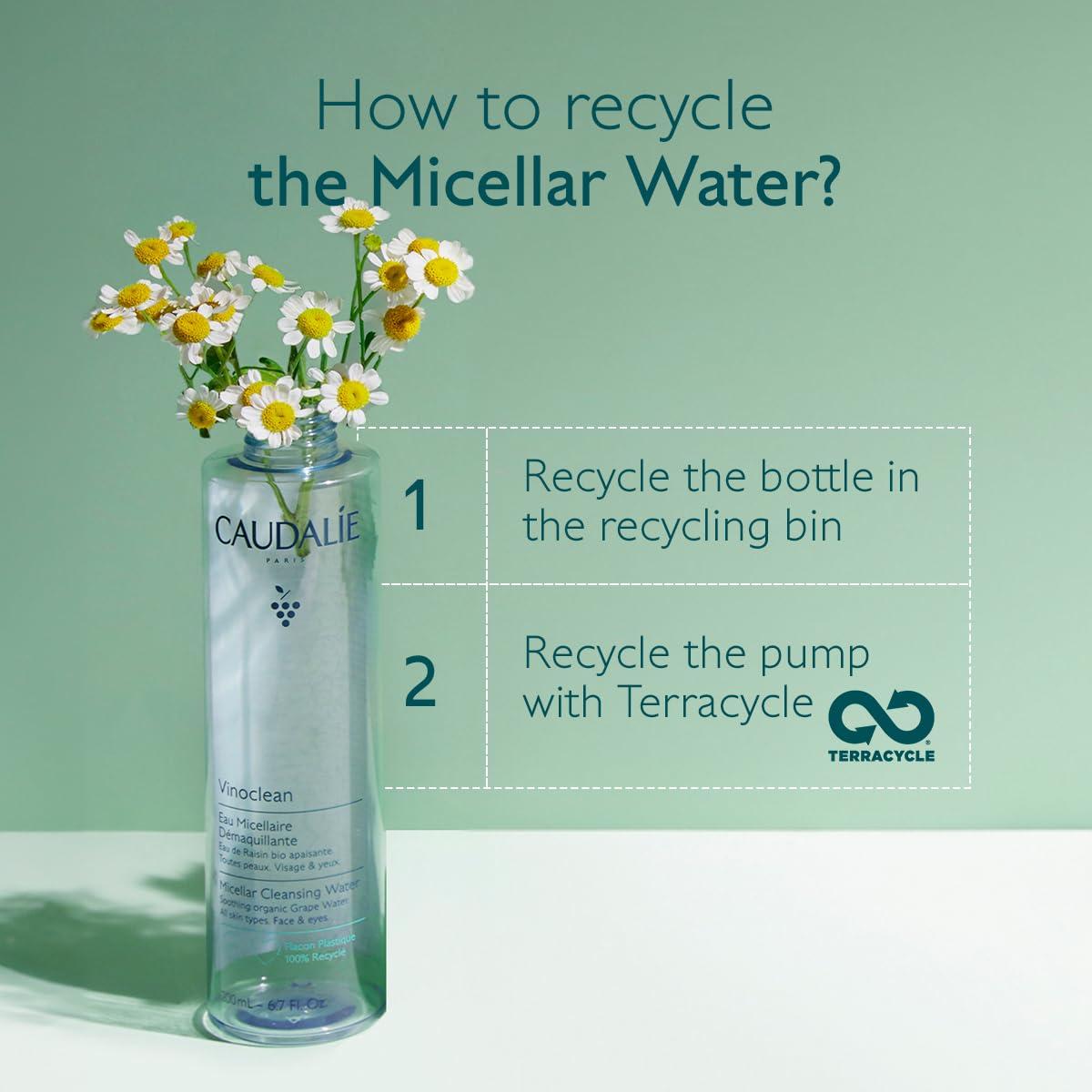 Agua Micelar Limpiadora Caudalie Vinoclean 200 mL