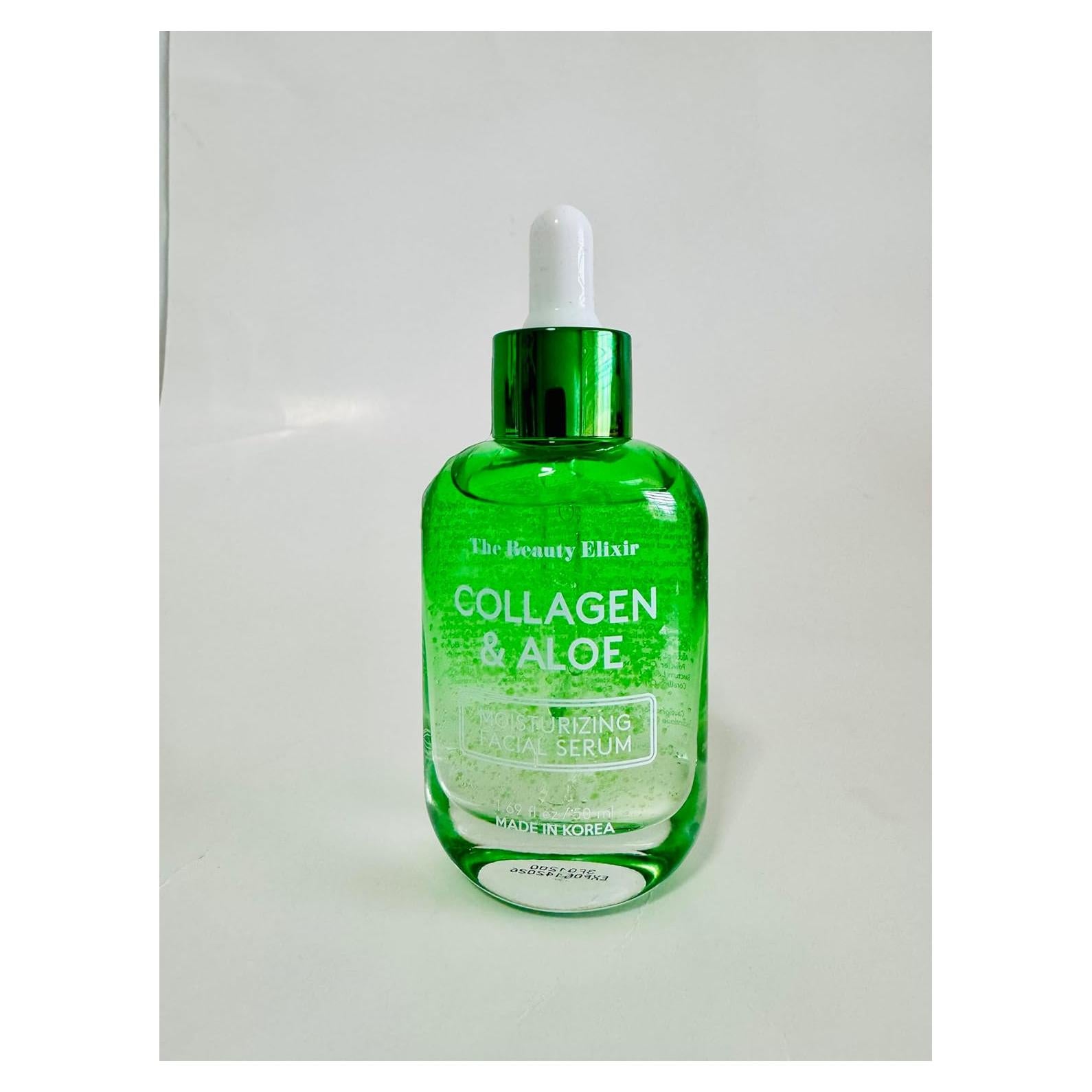 Suero Hidratante Facial Colágeno y Aloe Beauty Ellxir 50 ml