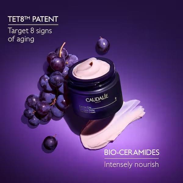Crema Hidratante Rica Caudalie Premier Cru 45 ml con Ácido Hialurónico