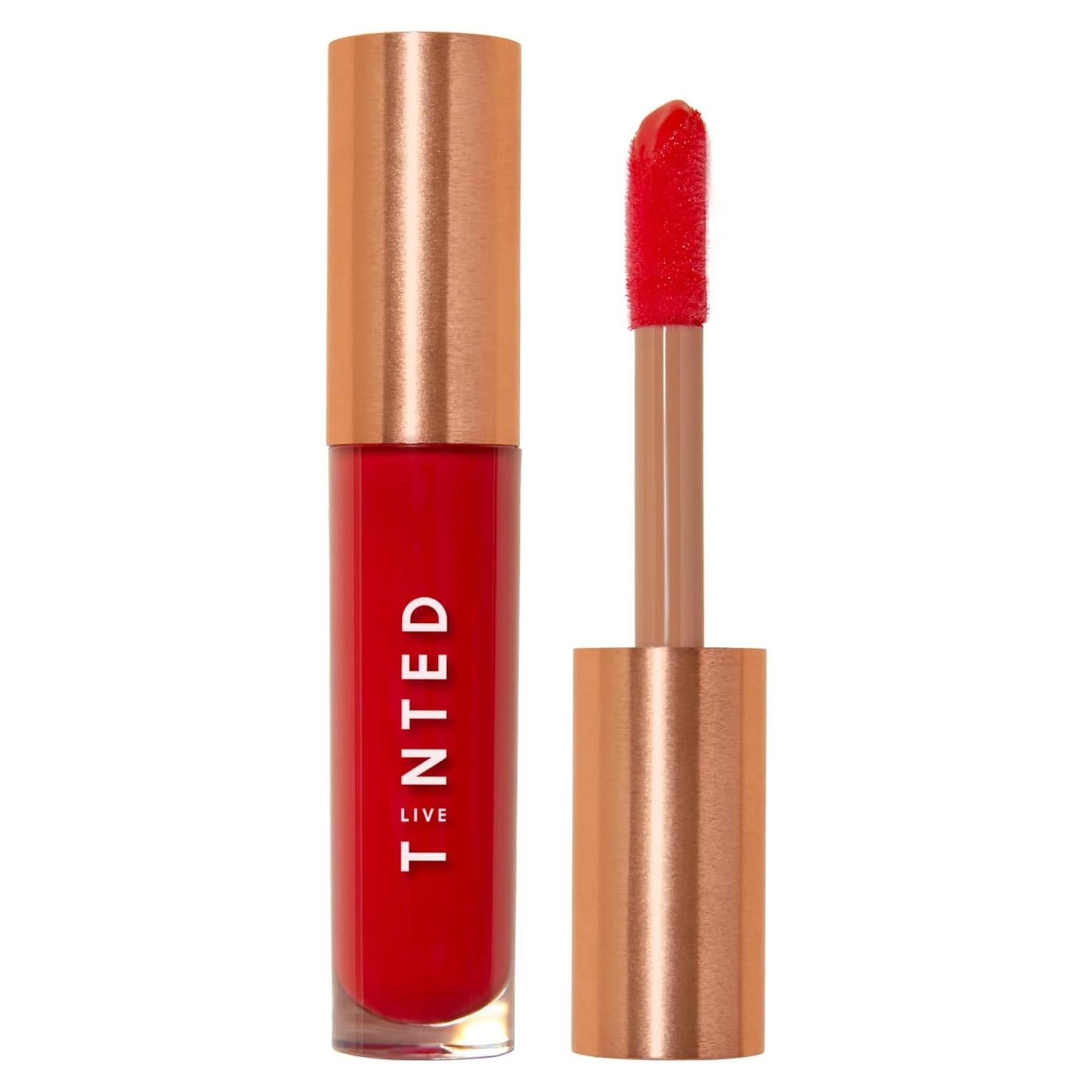 Brillo Labial Hidratante Live Tinted Huegloss Rojo Cereza - No Pegajoso, Ácido Hialurónico