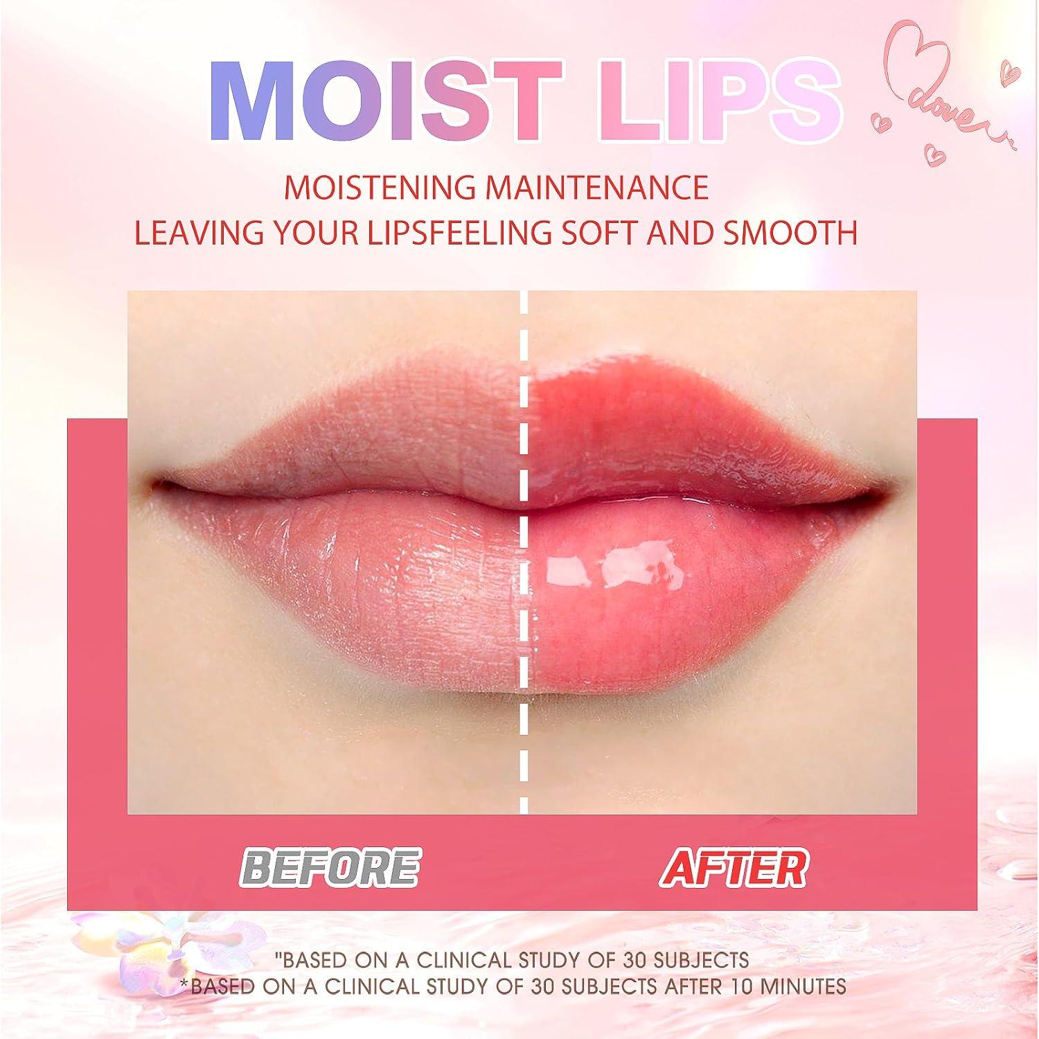 Aceite Hidratante para Labios LANGMANNI - 2 Piezas Sabor Fresa