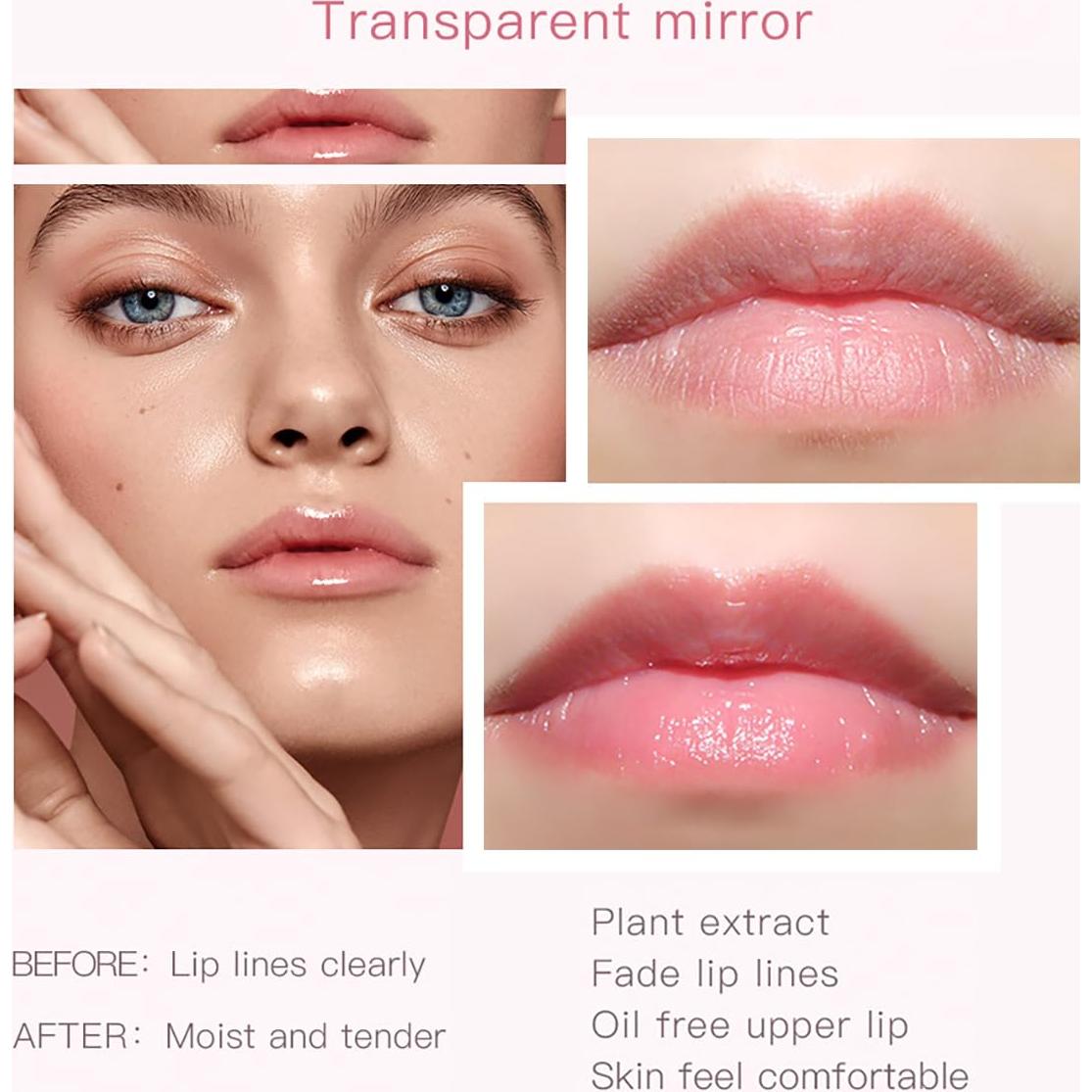 Juego de 2 Aceites de Labios Hidratantes Tiejdhr - Brillo No Pegajoso