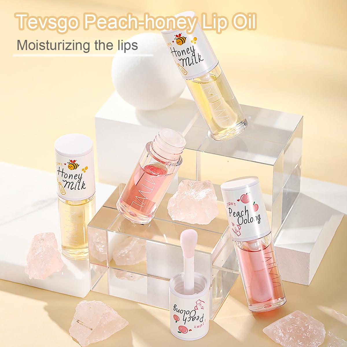 Juego de 2 Aceites de Labios Hidratantes Tiejdhr - Brillo No Pegajoso