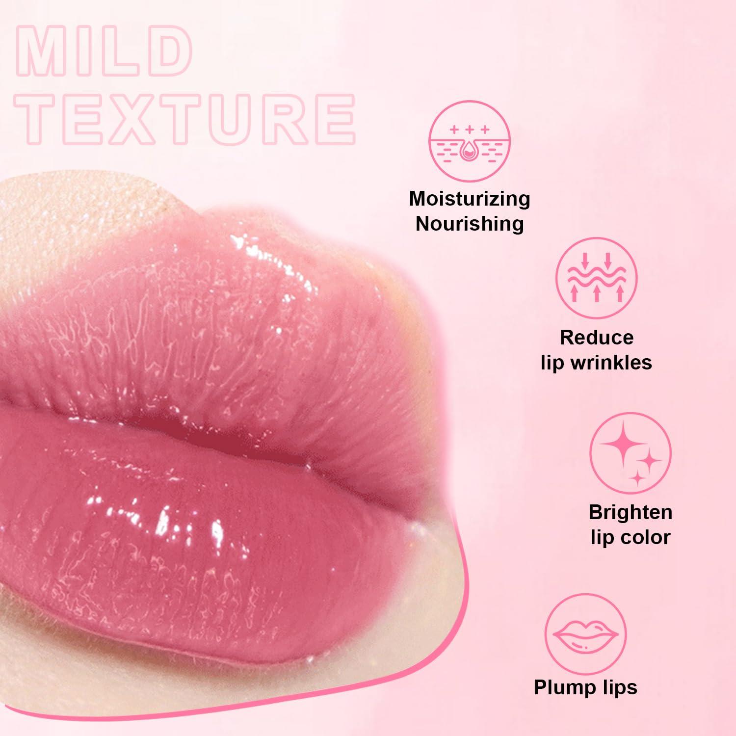 Set de 6 Aceites Hidratantes para Labios Meilury - Brillo y Suavidad