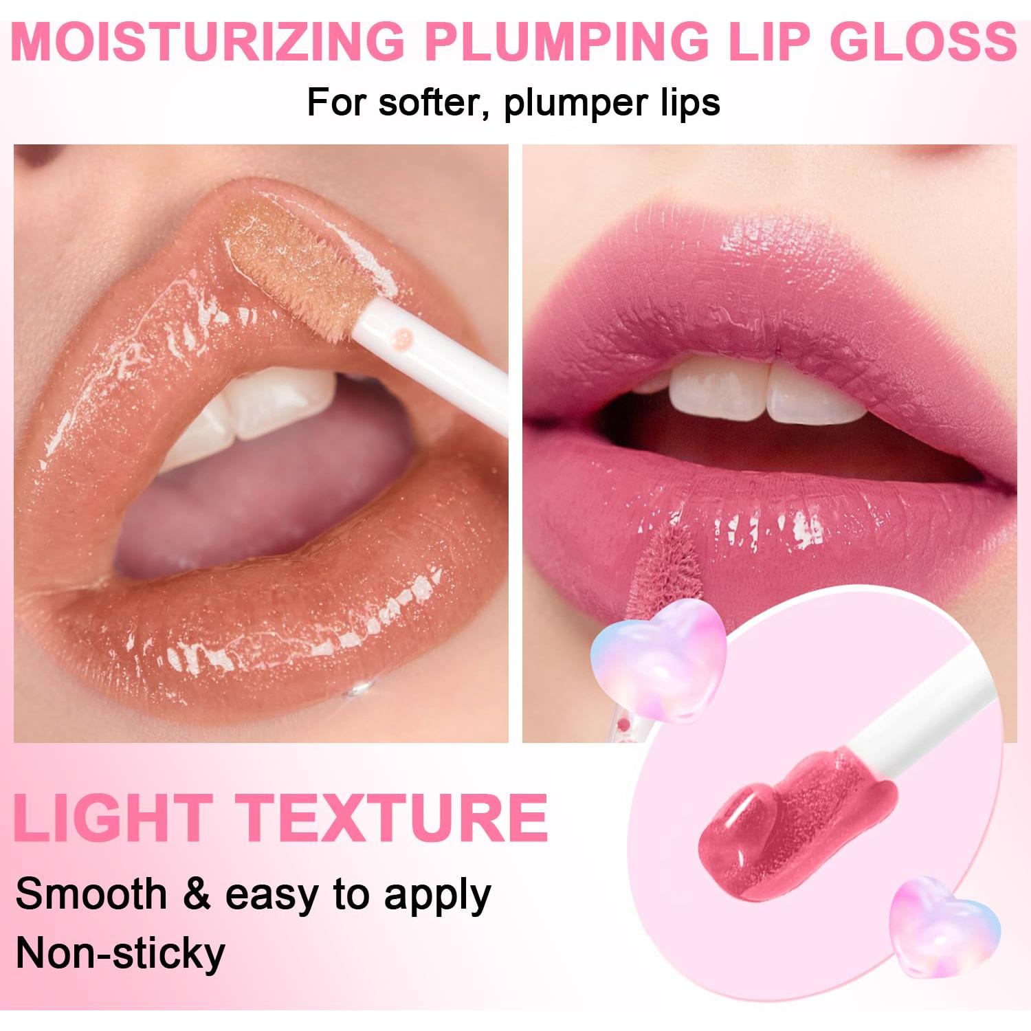 Set de 6 Aceites Hidratantes para Labios Meilury - Brillo y Suavidad