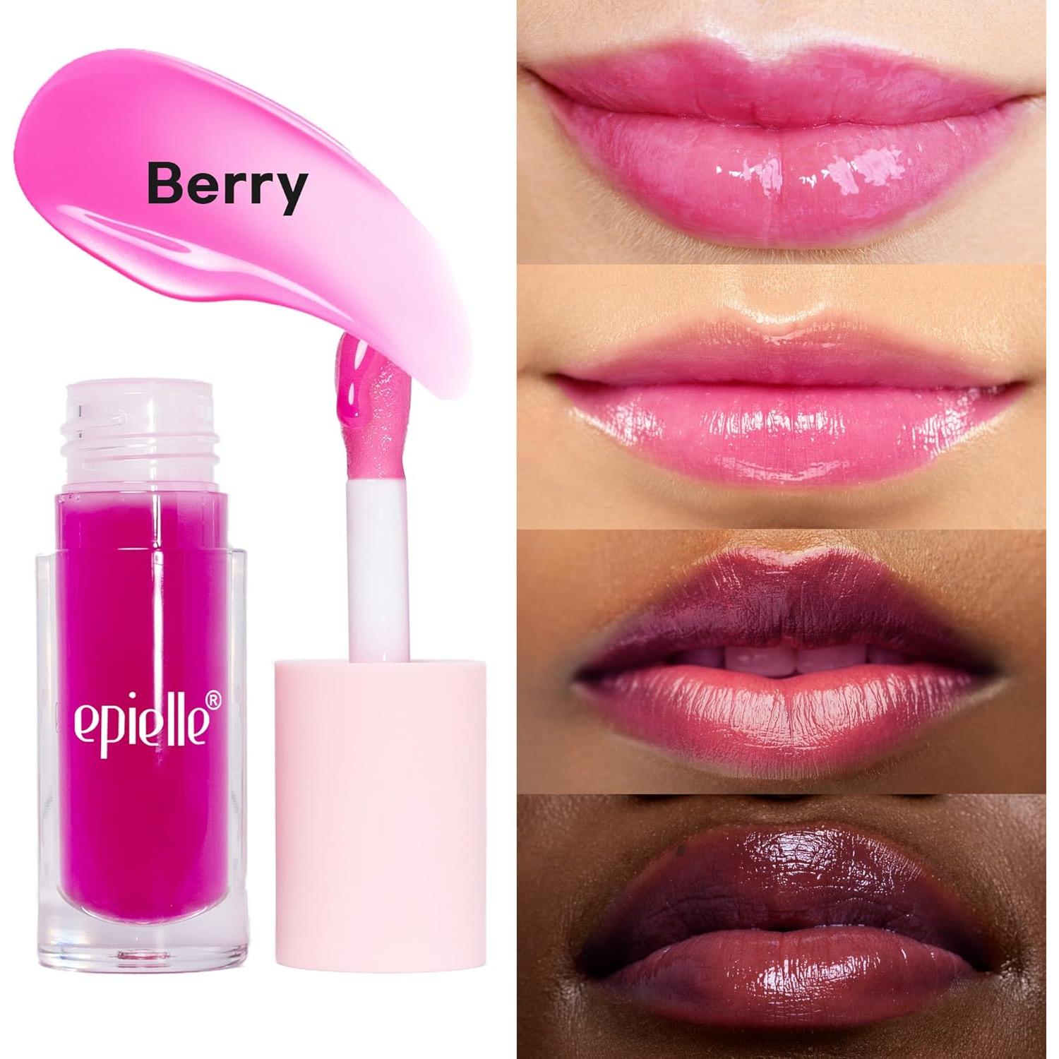 Epielle Aceite Brillo Labial Dúo 2 x 6.3 ml - Berry & Pink