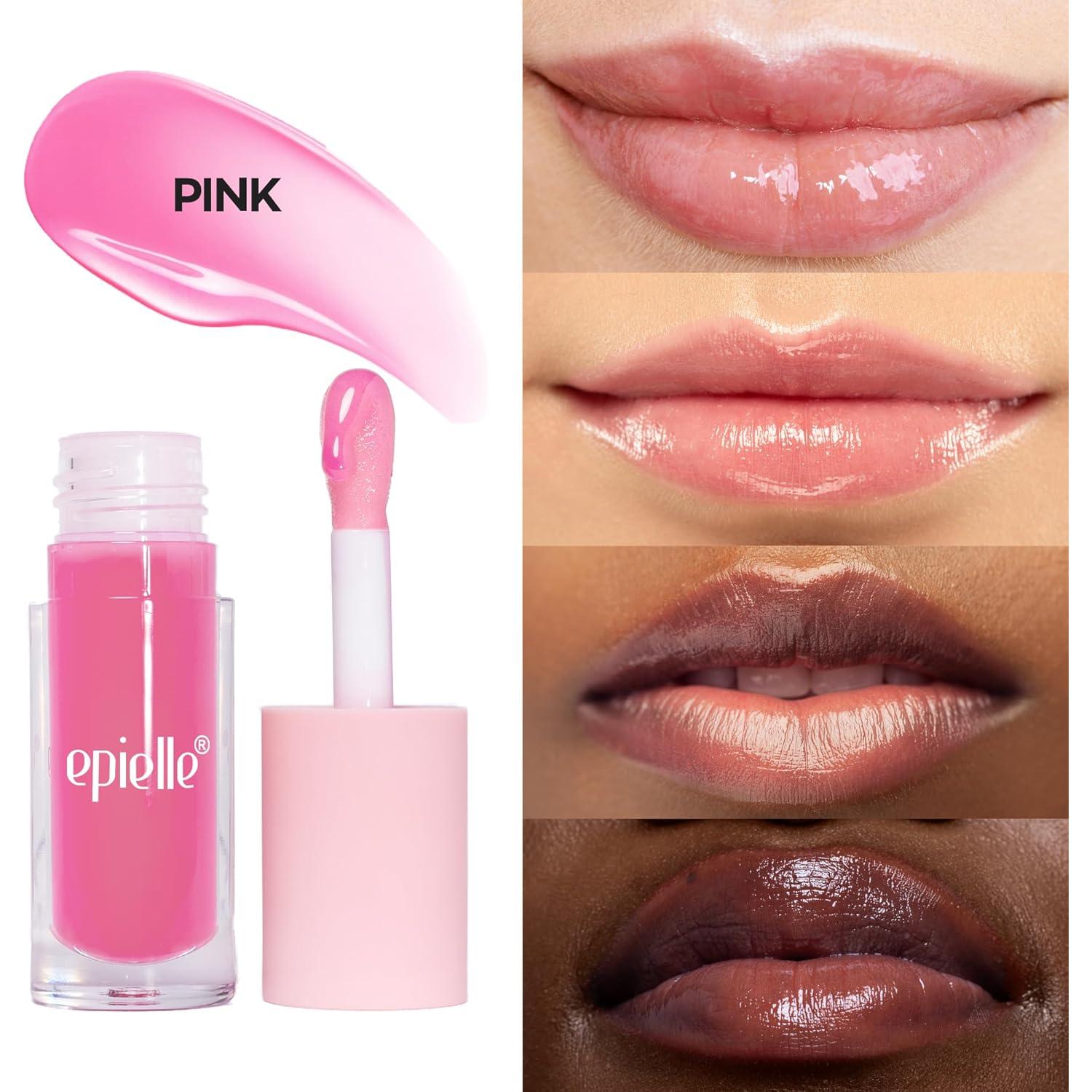 Epielle Aceite Brillo Labial Dúo 2 x 6.3 ml - Berry & Pink