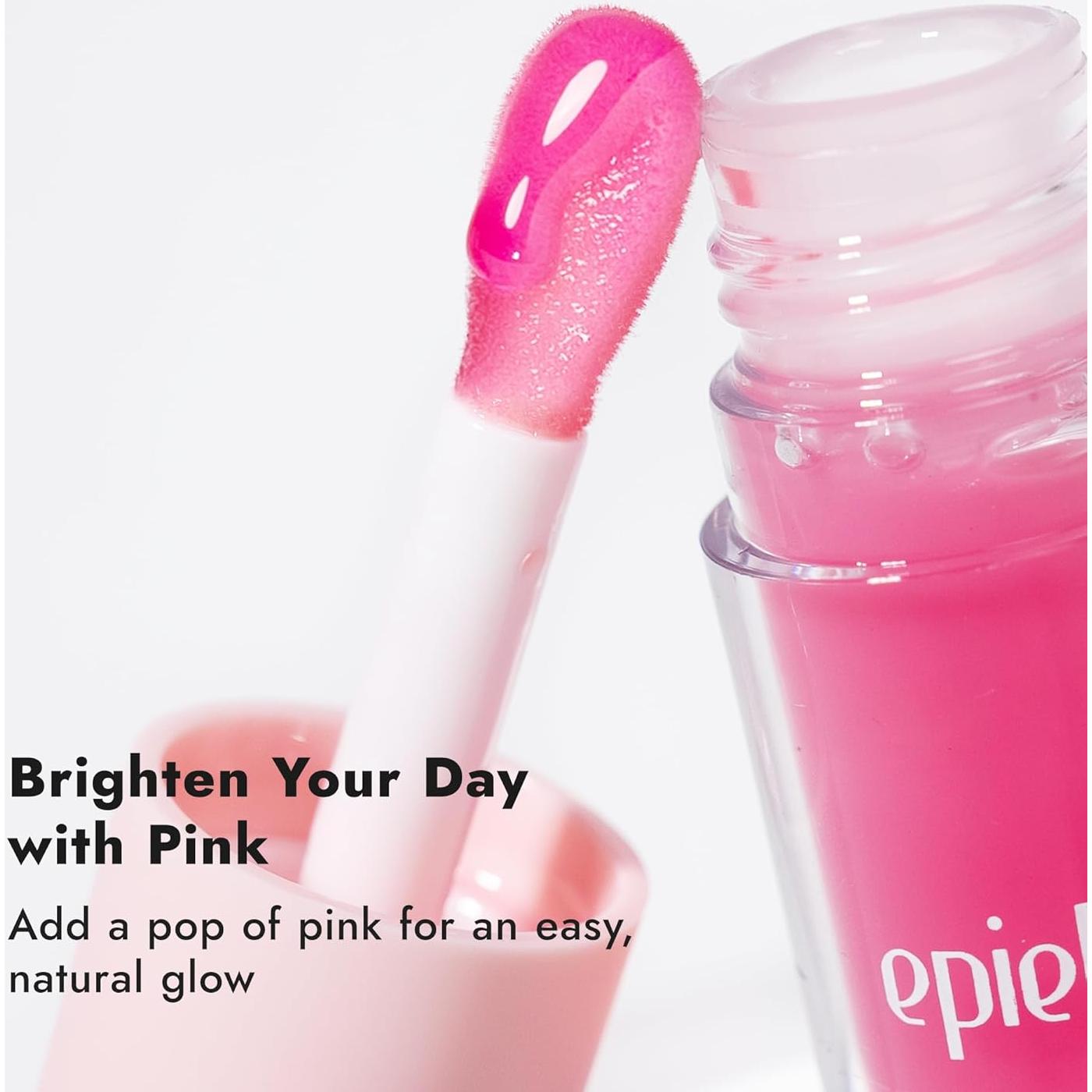 Epielle Aceite Brillo Labial Dúo 2 x 6.3 ml - Berry & Pink