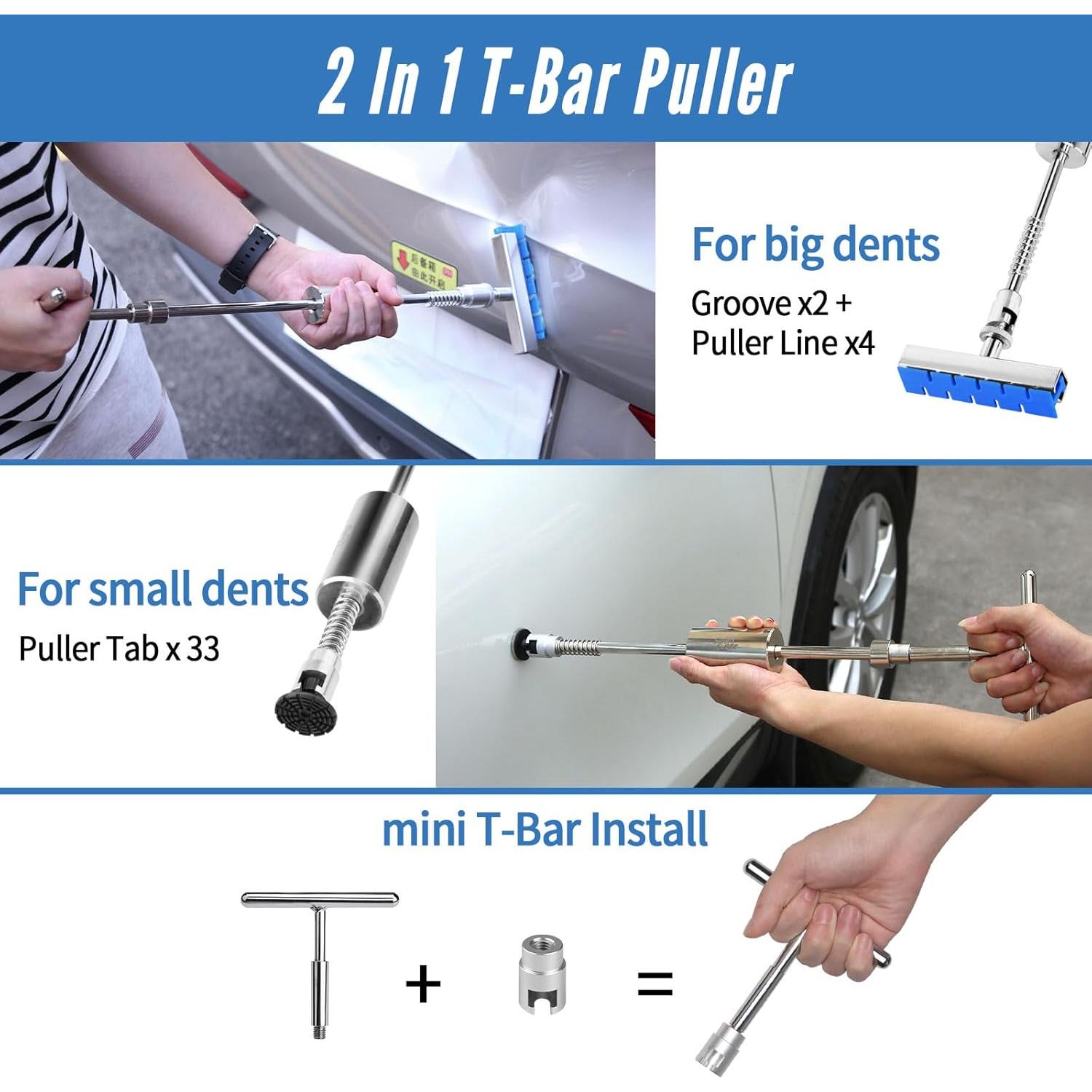 Kit Reparación Abolladuras Coche Super PDR MPT-YK0103