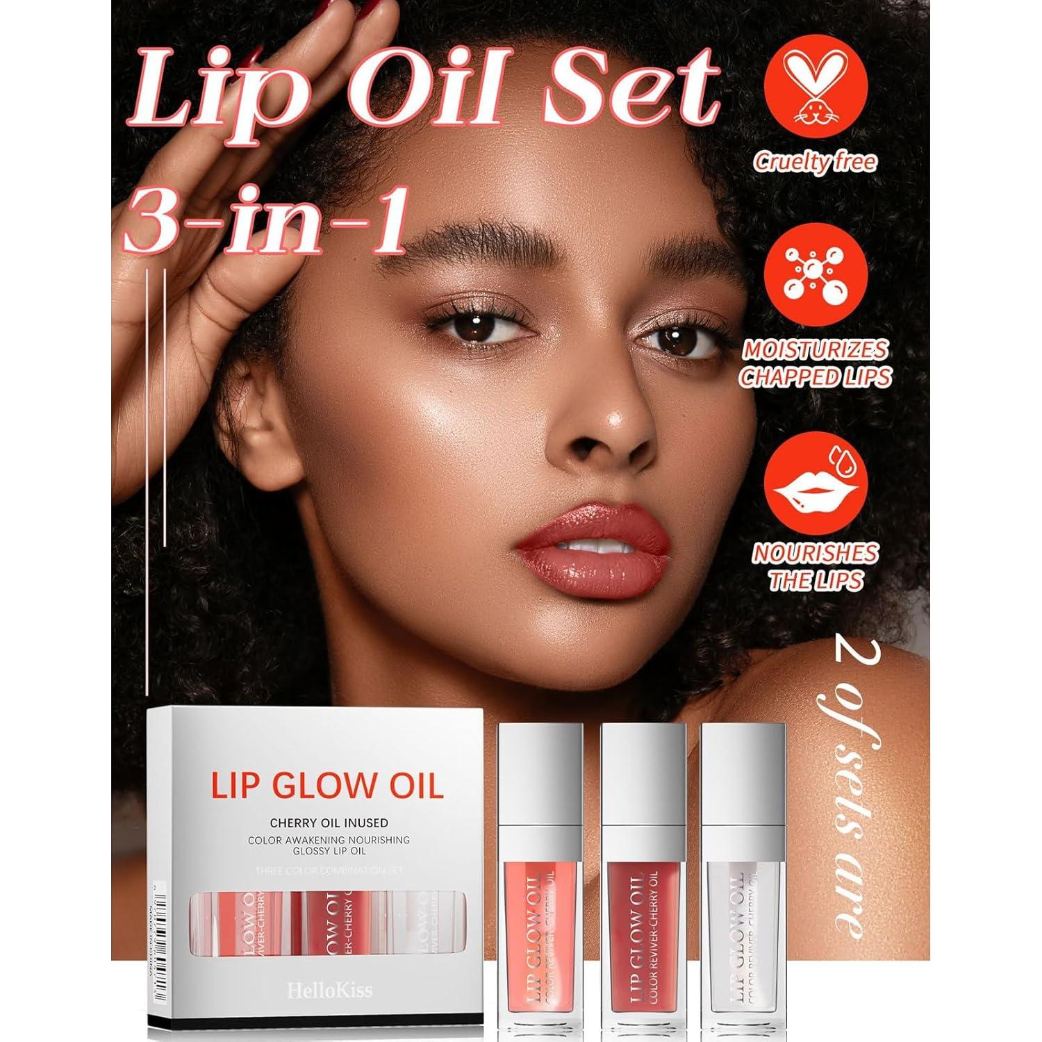 Aceite Labial Voluminizador 3 Colores Loobexery 105g