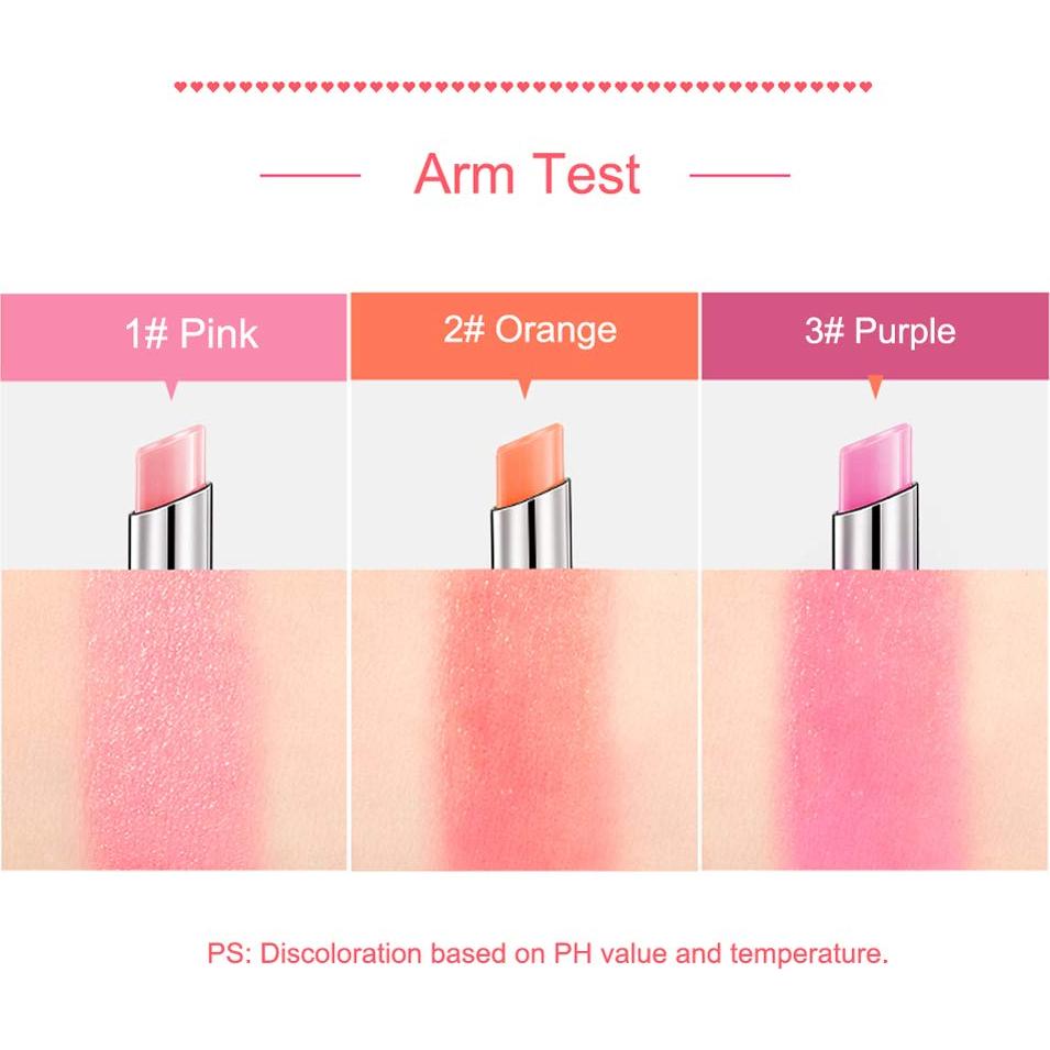 Conjunto de 3 Labiales de Gel Petansy Hidratantes Color Cambiante