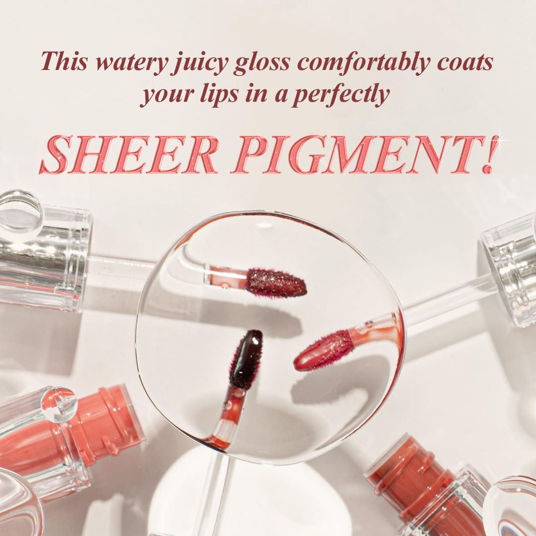 Brillo Labial TIRTIR Waterism Tinte #07 Ciruela 4.1 ml