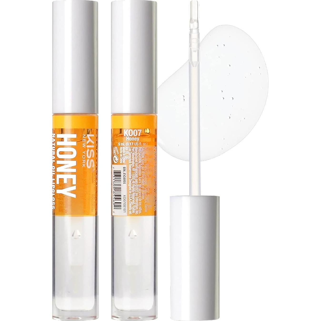 Brillo de Aceite para Labios Kiss Nueva York 3 Pack Hidratante