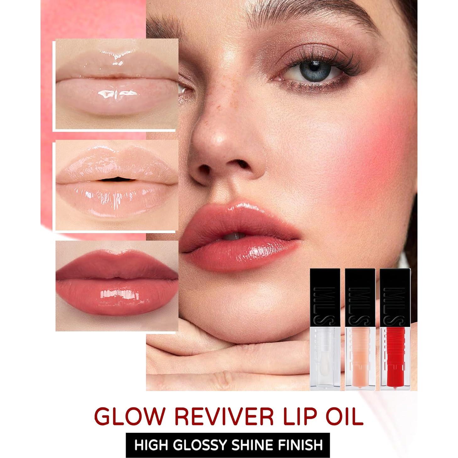 Set de Aceite Labial Revitalizante Caedelfly 3 Colores