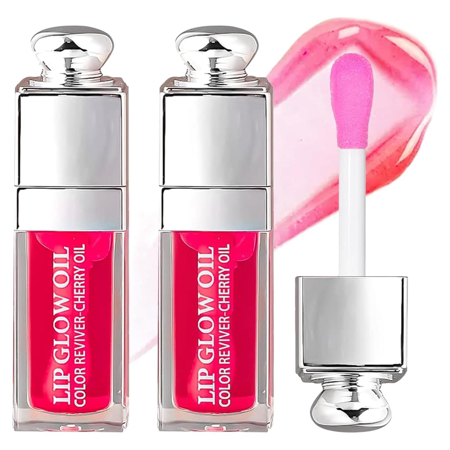 Brillo Labial Voluminizador PPDanYiDi 2Pcs Hidratante