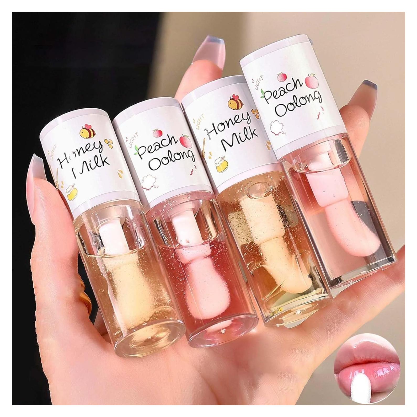 Juego de Aceite Hidratante para Labios KTouler - 4 Piezas